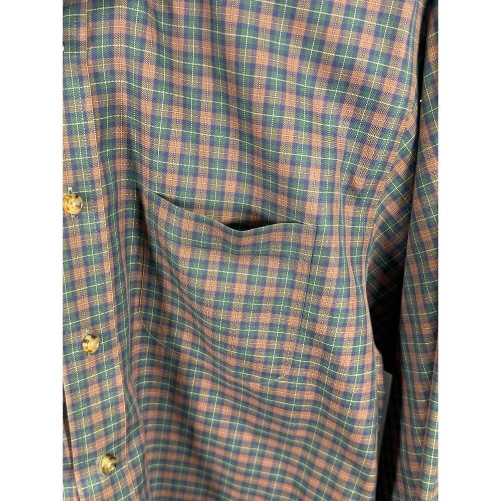 Brooks Brothers Medium Plaid Shirt Original‎ Polo - Picture 4 of 6
